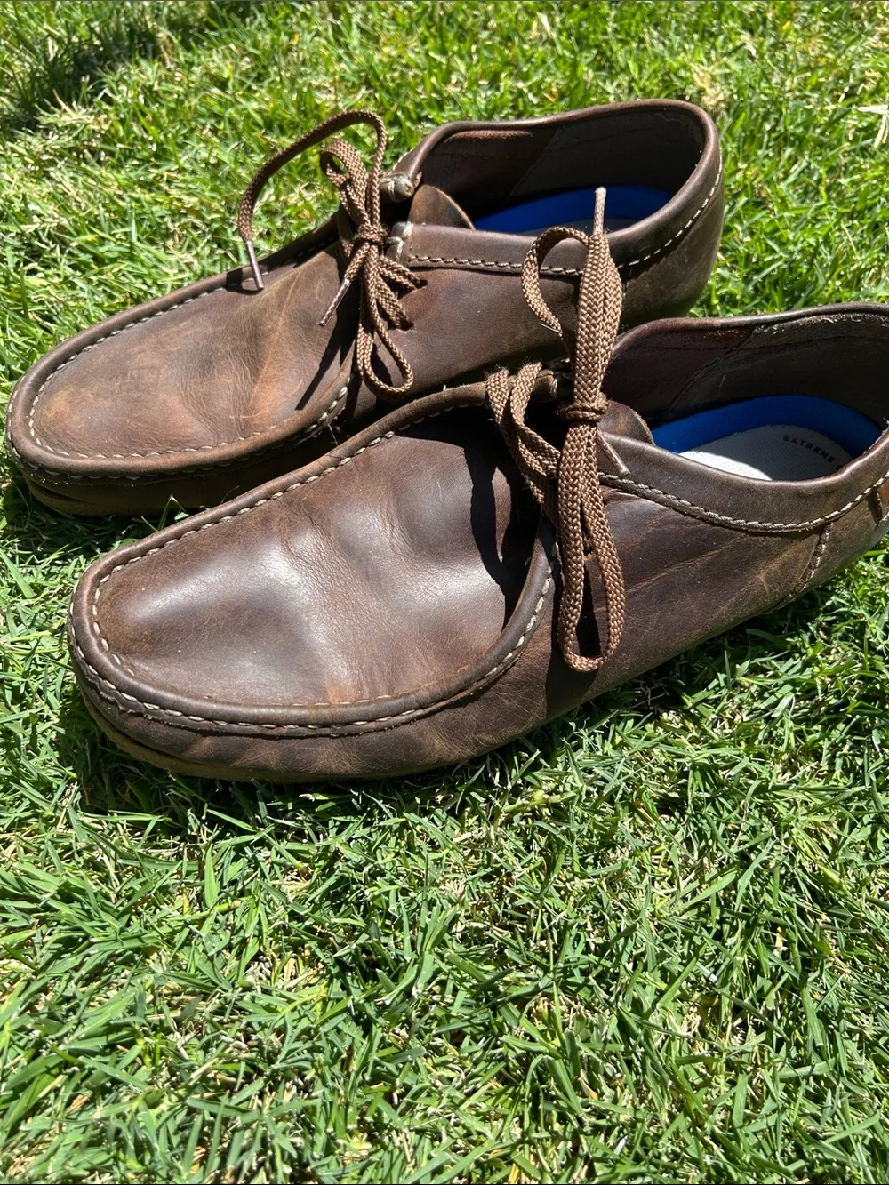 Clark’s Men's Brown Leather Casual Lace-Up Shoes
